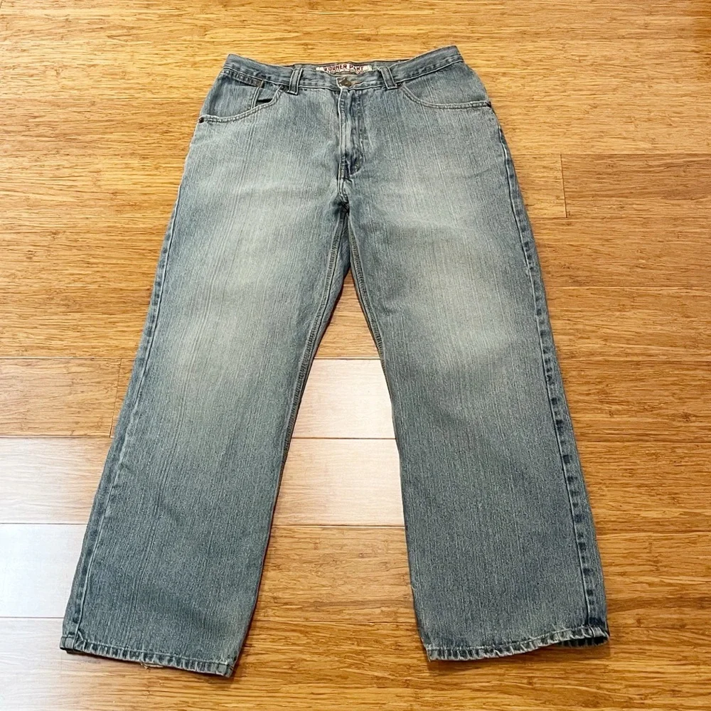 Steve & Barry's Light Wash Worker Pant Straight Leg Jeans. Size 32